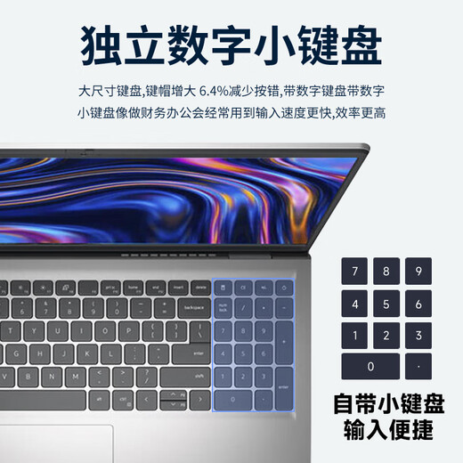 
Dell Pro Lingyue 15 large screen thin and light laptop 3530 15.6-inch 13-generation ultrabook student portable office gaming laptop 15Pro flagship [13-generation Core i7 120Hz high refresh screen] 32G memory/1TB high-speed solid state [flagship custom version]