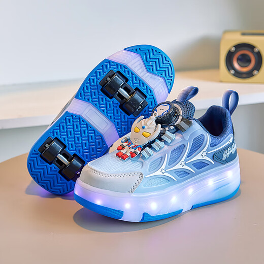 Zapatillas para patinaje de patinaje para niños de cuatro ruedas de cuatro ruedas de cuatro ruedas para niños de la época tibetana para la primavera y el otoño 2025 SATOS NUEVOS SATOS DE ICE ICE SAPACIONES S7024 Modelo de actualización de cuatro ruedas rosa Kulomi, la longitud interna es aproximadamente 17.5 28 28 28