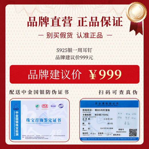 Liyi Jiujiu Swarovski Zirconium One-week Silver Earrings Girls' Birthday Gift Girls' High-end Wife Earrings 2025 New Style