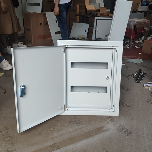 Concealed double door distribution box, customized complete set of lighting control box, 60 circuits, home interior and exterior door, indoor wall box 340*440*160