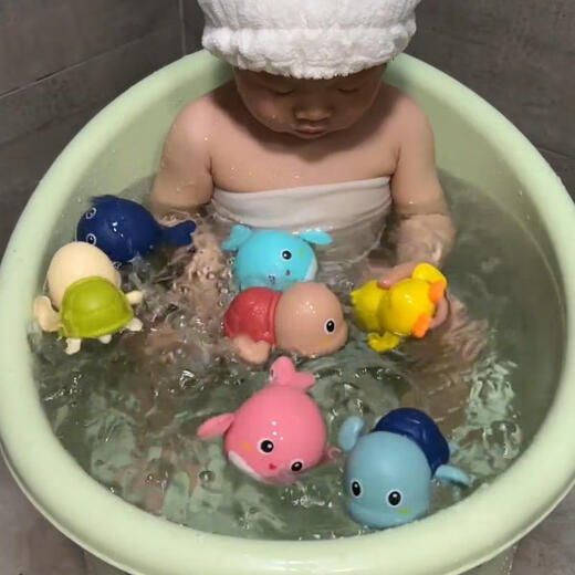 
WCZ baby bathtub can be folded baby sit and lie bath bucket integrated stool 0-6 years old can be sat and stepped on beans thickened. Bright yellow belt sit and stool 0-3 years old