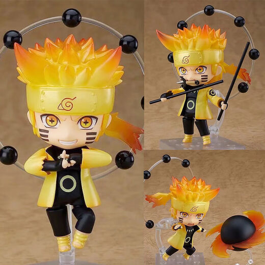 Q Version von Naruto GSC Clay Man Animation Abbildung Six Path Naruto Sasuke Itachi Kakashi Obito Model Ornament Kakashi 724