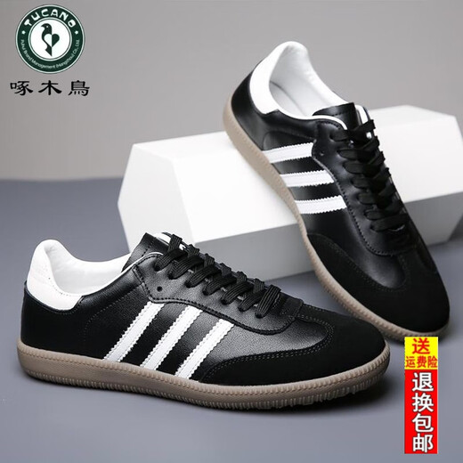 Holzspecker Neue 2025 Schuhe Neue leichte Männerschuhe lässige Schuhe Casual Soft Soft Sports Schuhe Trendy Trainingschuhe Männer 9920 Black Boutique Version 39