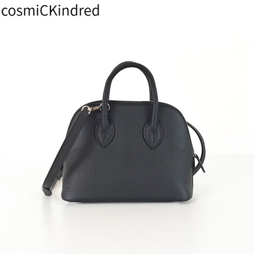 Cosmickindred Top Saper Bolso de piel de vaca Conmovedor Bolso de cuero versátil Bolso de cuero un hombro Bolsa de carcasa de cuerpo Mujer Elefante Gris