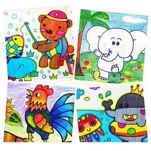 优分童儿童玩具女孩生日礼物早教益智玩具男孩小学生画笔套装画板水彩笔