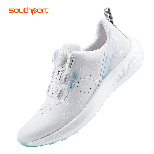 Zapatos de golf de golf Xiushibao Piesta de zapatos deportivos impermeables para mujeres Ciela de lápidas transpirables que no son de palomitas de maíz SE9856 White and Blue 39
