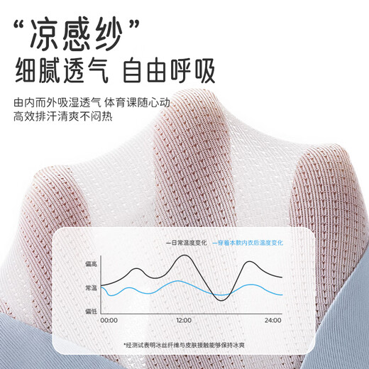 Meishi Anxuan [2 packs] Girls underwear junior high school and high school students in the development period of sports shock-proof vest for women without traces