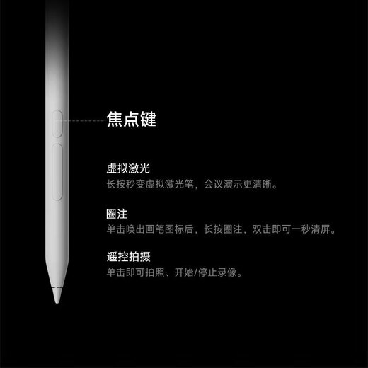 Xiaomi (MI) Focus / Inspiration Stylus (deuxième génération) Tablette Original Stylus Focus Pen White [7 / 7PRO / 6S / 6MAX Series]
