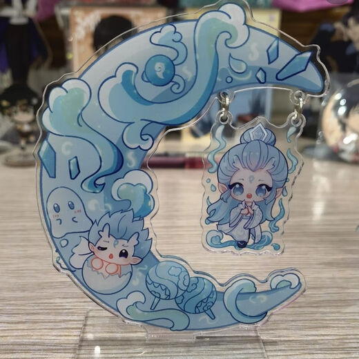 哪吒2敖丙哪吒可爱同人周边亚克力立牌桌面装饰摆件送闺蜜朋友 敖丙秋干立牌