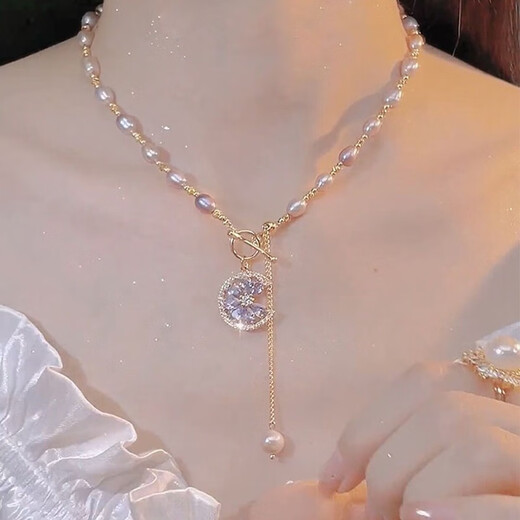 Mengke Decorated Baroque Freshwater Pearl Necklace for Women 2025 New Popular Accessories Light Luxury Niche Clavicle Necklace 1018 Necklace