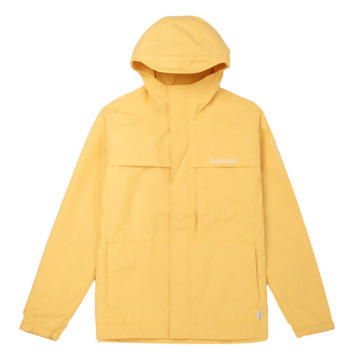 添柏岚（Timberland）外套男 春夏户外徒步跑步运动服休闲上衣防风防水冲锋衣连帽夹克 A695WEG4/刺绣logo (晒图退10) S (170/88A)