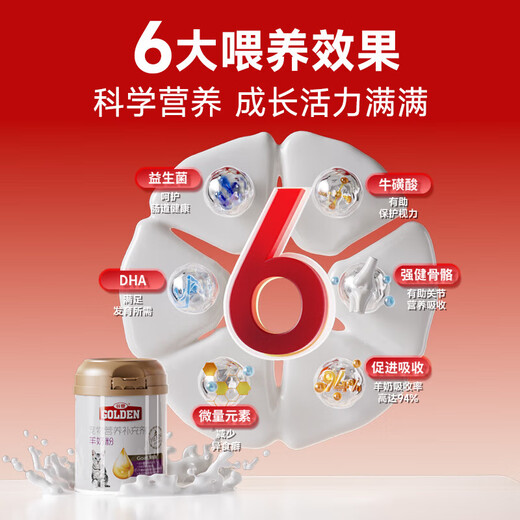 Guden Cat Goat Milk Powder for Kittens, Female Cats, Newborn Kittens, Pregnant Cat Milk Powder, Nutritional Supplement, Pet Health Products, 200g for Cats