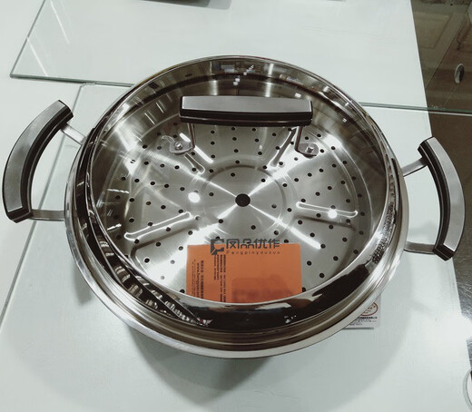 Fengpin Youzuo stew pot anti-spill double-ear iron pot wok cast iron true stainless flat bottom less oil smoke uncoated 32 gift box black 320cm