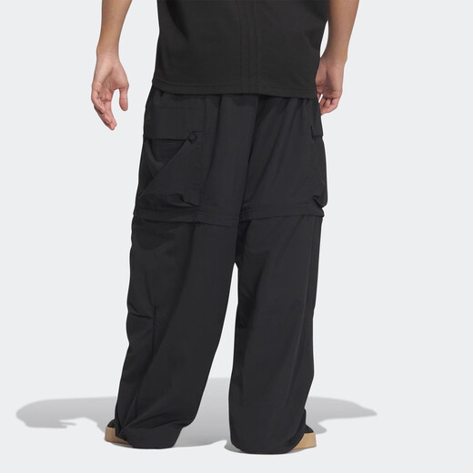 阿迪达斯 （adidas）运动裤男裤夏季新款二合一工装风健身裤舒适宽松阔腿休闲裤长裤 JI9894 S