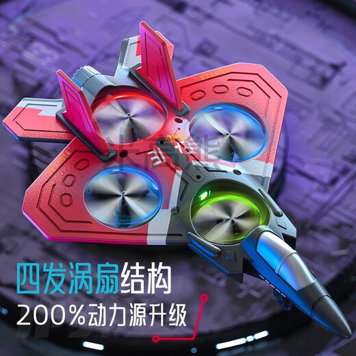 Onevan Remote Control Aircraft, Children's Fighter, Glider, Foam Drone, Student Boy Toy Hélicoptère 6-12 ans, Disc-UFO [Suspension Hauteur fixe] Handle Control Control, une batterie [Envoyer un sac d'accessoires + jouer mauvais et remplacer nouveau]