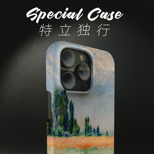 meskins 苹果iphone12pro手机壳12mini保护套印象派莫奈promax油画全彩硬壳 3899 iPhone16