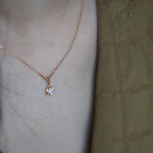 Oin Starsbourg Strasbourg Night Japanese exquisite natural tanzanite moonstone necklace ring moonstone style Hong Kong No. 8