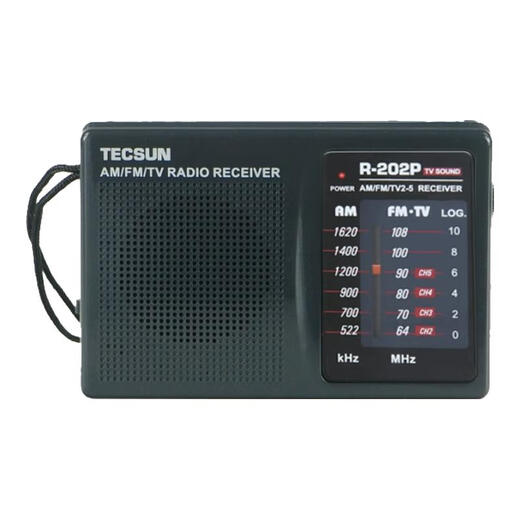 Tecsun R-202P radio portable for the elderly English CET-4 and CET-6 college entrance examination listening test radio mini broadcast semiconductor 202P standard + battery charger + 4 rechargeable batteries