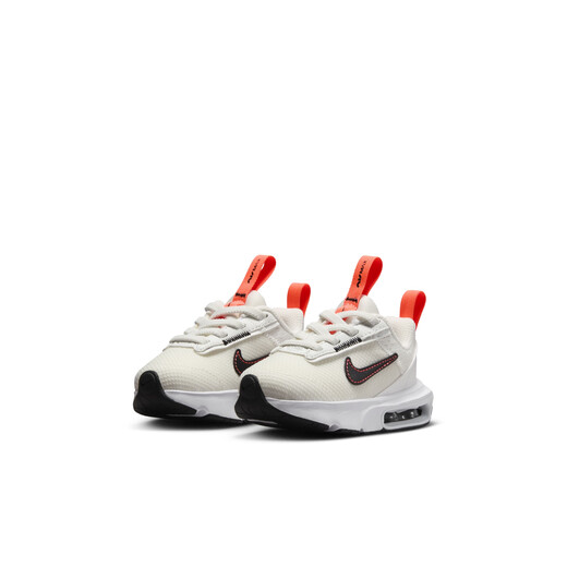 耐克（NIKE）官方男女童AIR MAX INTRLK婴童易穿脱运动鞋夏季DH9410 105山峰白/黑/超级橙/白 26