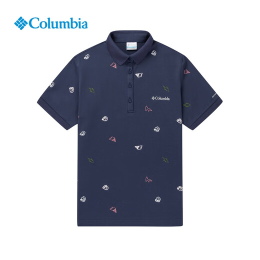 Columbia2024春夏哥伦比亚户外女UPF50防紫外线快干透气POLO短袖AR2108 679 S :155/80A