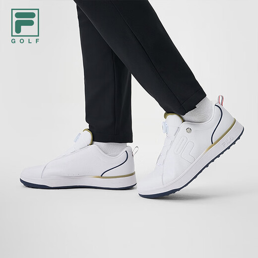 FILA official GF 1911 golf shoes men's shoes 2025 soft spike shoes BOA comprehensive training shoes