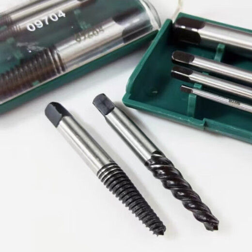 世达（SATA）高强度细牙断丝取出器三角阀型取断丝组套 5pcs 09704