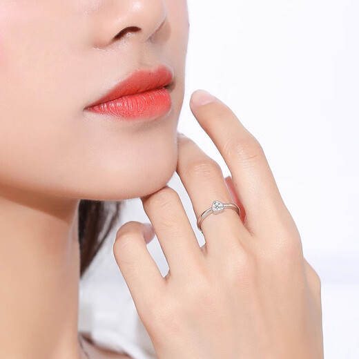 MZMZ platinum couple ring pt950 platinum engagement ring Valentine's Day birthday gift for girlfriend and wife Local warehouse next day delivery - light luxury men's style