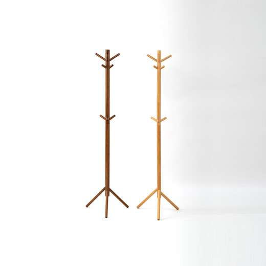 MUJI white oak solid wood tree-shaped coat rack, white oak style, natural color, length 48*width 42*height 173.5cm