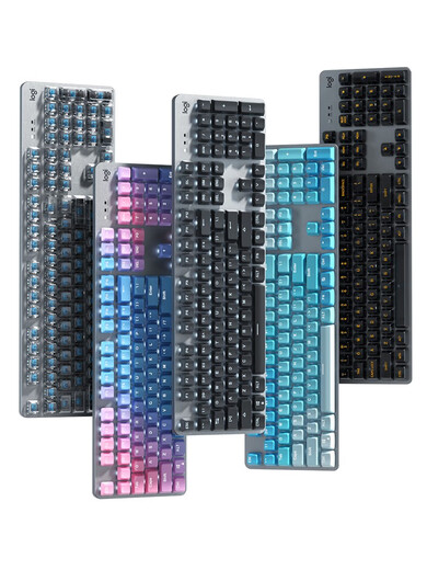 Logitech K845 Clavier mécanique câblé Green et arbre de thé noir Office Taping transparent Keycap E-Sports Game Special K845 Zhizhi Taotao (Keycap Independent Packaging) TTC-Red Axe