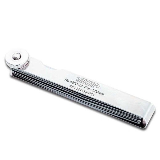 INSIZE feeler gauge multi-Specifications gap gauge thickness and thickness plug measuring tool 4602-17/17 pieces 0.02-1mm