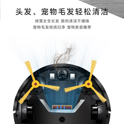 福玛特（FMART）智能家用D30扫地机器人 擦地机洗地机 自动智能扫拖机器人家用地毯清洁器 变频吸力大容量尘盒水箱 APP控制+大容量水箱+