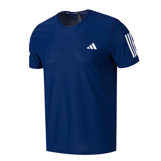 Adidas (adidas) Frühlings- und Sommersportläufe mit halbärmeliger ungezwungener loser Kleidung runden Hals kurzärmelige Männer in1502 A/L-Größe