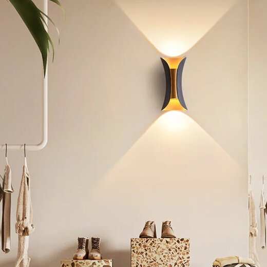 Bull (Bullen) Beleuchtung der gleichen modernen einfachen Wasserdurchmesser-LED-Wandleuchten im Freien, LED LED HOTEL Creative Gang Treppe Korridor Wohnzimmer Bett 1688-12w 1W