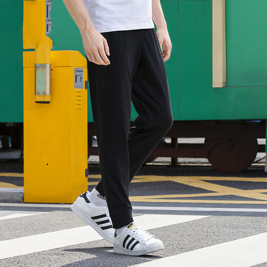 
Adidas men's pants autumn new trousers windproof trousers knitted casual basketball sports pants EB5270 GK9226// thin model 120-135Jin[Jin equals 0.5 kg] S