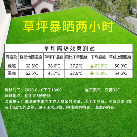Lezijun simulated lawn carpet, artificial artificial turf, green outdoor decoration, fake grass plastic mat, balcony kindergarten, 35mm green bottom spring grass insulation model 50 square meters