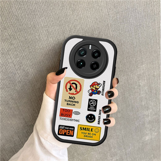 BAI PUDA [LINDA CRÍTICA 100%] Lambsker Adecuado para Realme GT5Pro Case de teléfonos móvil