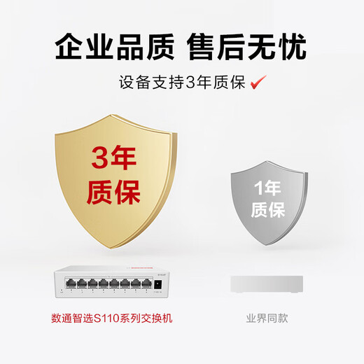 Huawei SOHO S110-8T with service 8-port Gigabit switch switch monitoring network splitter switch small dormitory network splitter