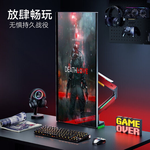 Sungneng X monitor bracket computer display bracket robotic arm increase elevated night angel RGB e-sports bracket 49-inch curved screen suitable for load bearing 20KG T18-1E