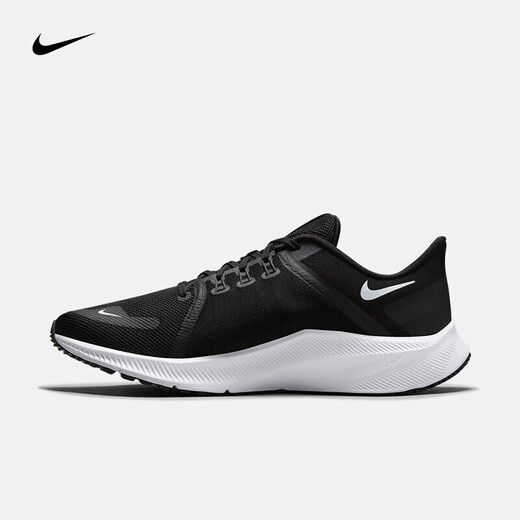 耐克（NIKE）男鞋 夏季网面透气缓震运动鞋ins潮时尚休闲鞋黑色低帮跑步鞋 DA1105-006/夏款透气/Quest 44