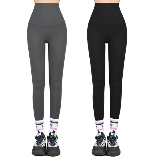 JOAE Jelly Waist Barbie Pants High Elastic Tummy Control Butt Lifting Breathable Cooling Yoga Pants Pilates Sports Pants Black L