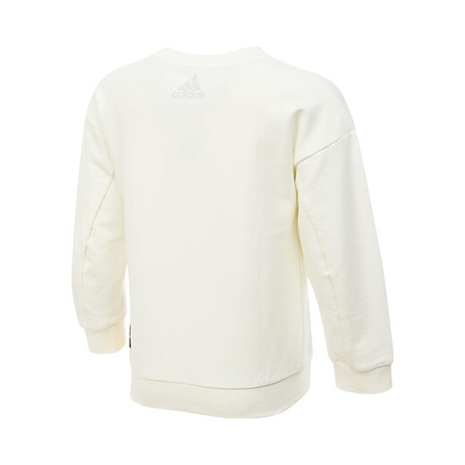 阿迪达斯 （adidas）女小童LK NL KN CREW针织无帽卫衣 JF1369 均码 104cm