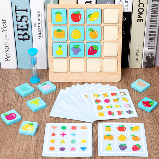Fensterchen Kindergärtner Kinderausgabe Momentiner Gedächtnispflicht -Kartenbeobachtung Fokus Training Fun Early Education Toys Instant Photography Memory Memory Game