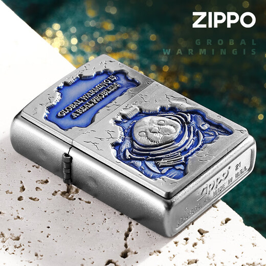 Zippo Ligher Zippo Подличный морской биологический сериал о защите окружающей среды Creative Stamp Wind -Pronage Kerosene Lighter Men's Gift Dy9905TZ