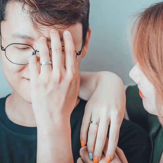 MZMZ Have You All the Way Platinum Couple Ring PT950 Platinum Pair of Rings Engagement Gift for Girlfriend and Wife on Valentine's Day Premium Style - Pair of Rings Customized in 7 working days