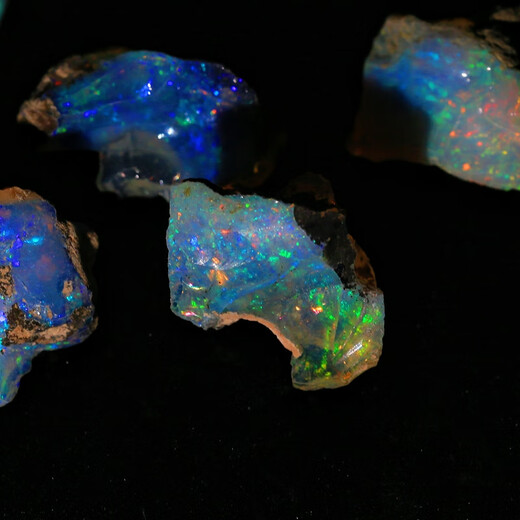 Opal stone raw stone natural l African dry blue opal raw opal crystal color treasure mine xt21