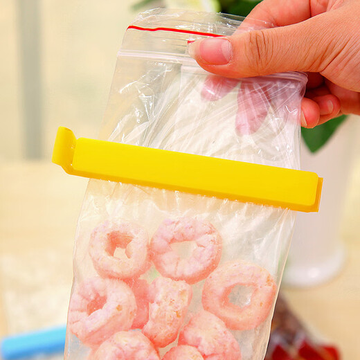 Hualeji sealing clip food sealing clip large kitchen food snack bag tea milk powder moisture-proof and fresh-keeping clip artifact small and thick blue