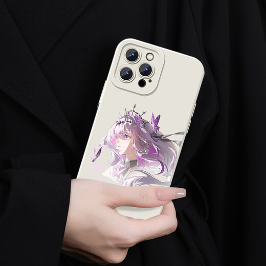瑞桓柏遐蝶手机壳苹果16华为mate70崩坏星穹铁道iPhone15promax崩铁60星铁小米14游戏周边OPPO二次元vivo GUU9227遐蝶-磨砂天使眼-黑 iPhone11