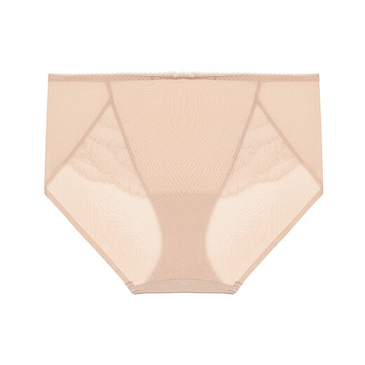 Aimei underwear women's underwear spring and summer cotton bottom crotch splicing lace sexy mid-waist boxer AM23A701 M