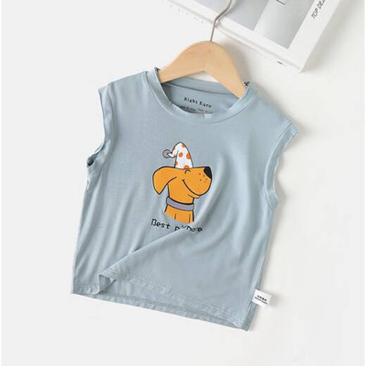 
Disney boys Modal sleeveless T-shirt small vest summer summer clothing children's clothing children's baby thin children's trend U13588 yellow 90 cm