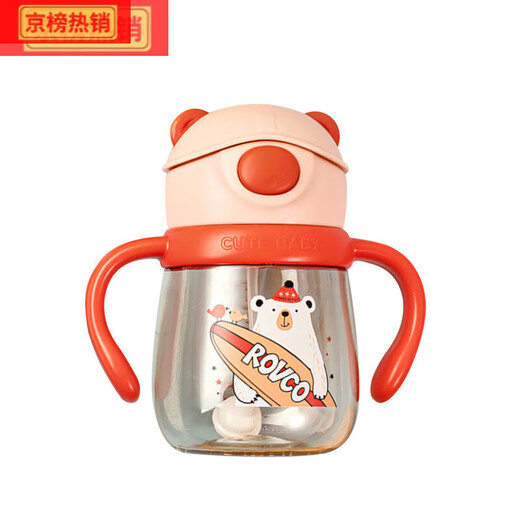 
Rikang (rikang) a pot of three mouth baby learning cup children's straw cup duckbill cup baby drinking water cup straight cup 24/ B1049 blue pot two suction heads